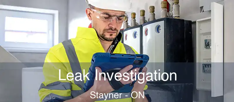 Leak Investigation Stayner - ON