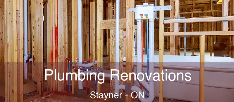 Plumbing Renovations Stayner - ON